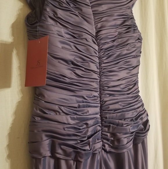 JS Collections Purple-Taupey Dress - Picture 4 of 4